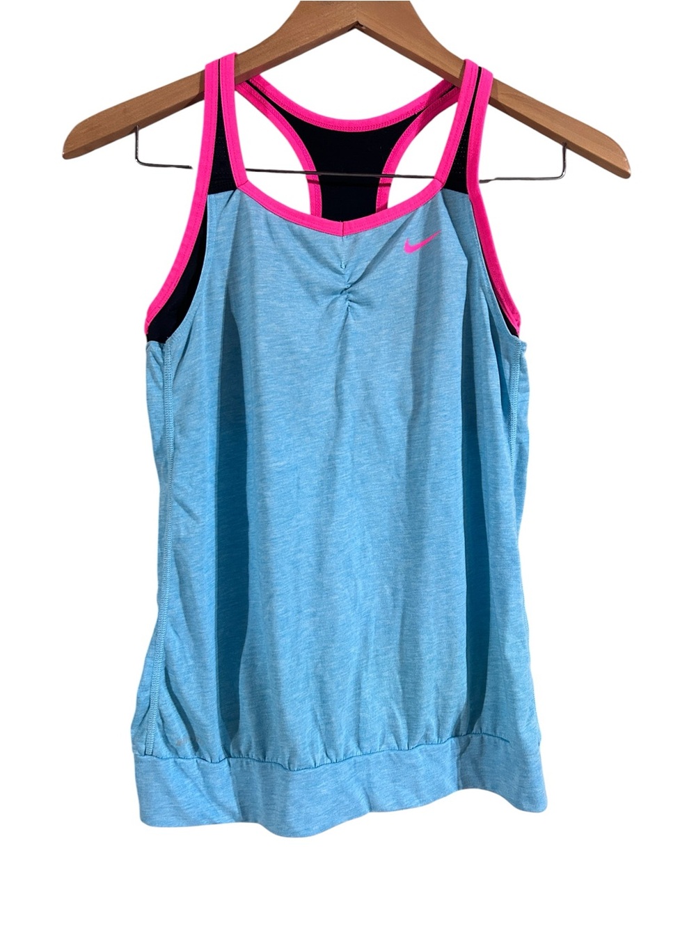 Nike Girls Athletic Tank Blue and Pink SIZE XL